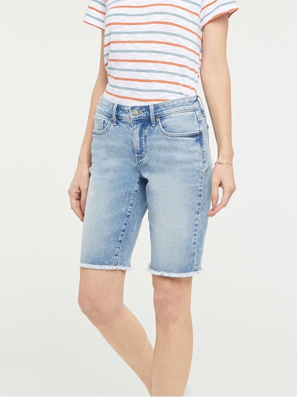 Denim Bermuda Shorts - Blue